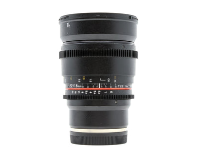 Samyang 16mm T2.2 Cine ED AS UMC CS - Monture Sony E
