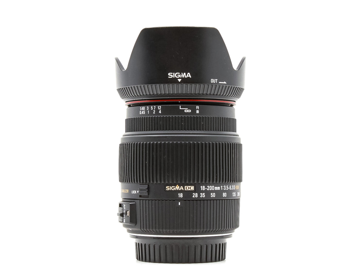 Sigma 18-200mm f/3.5-6.3 DC OS HSM II - Canon EF-S Fit