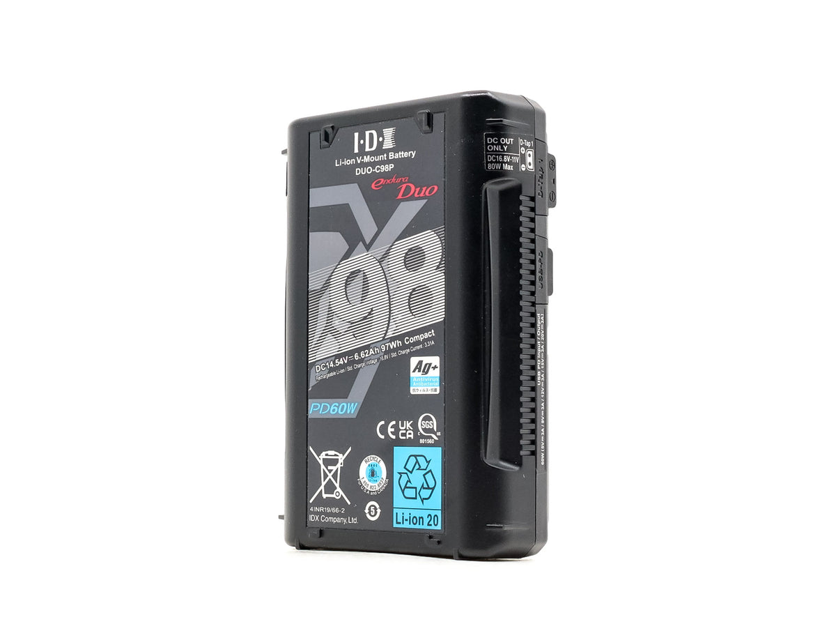 IDX DUO-C98P V-Mount Battery Used | 12-Month Warranty – Camera Market