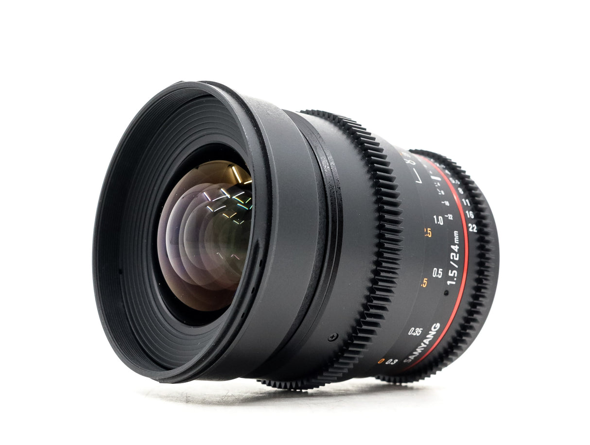 Samyang 24mm T1.5 Cine VDSLR MK2 - Canon EF Fit