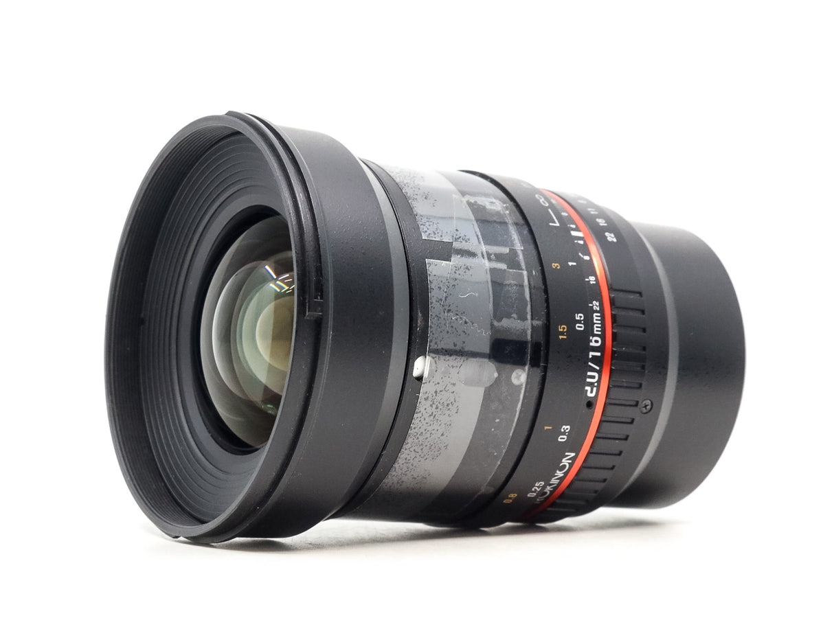 Rokinon 16mm f/2 ED AS UMC CS - Micro Four Thirds Fit