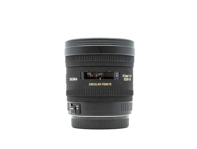 Sigma 4,5 mm f/2,8 EX DC HSM Fisheye circolare - Compatibile con Canon EF-S 