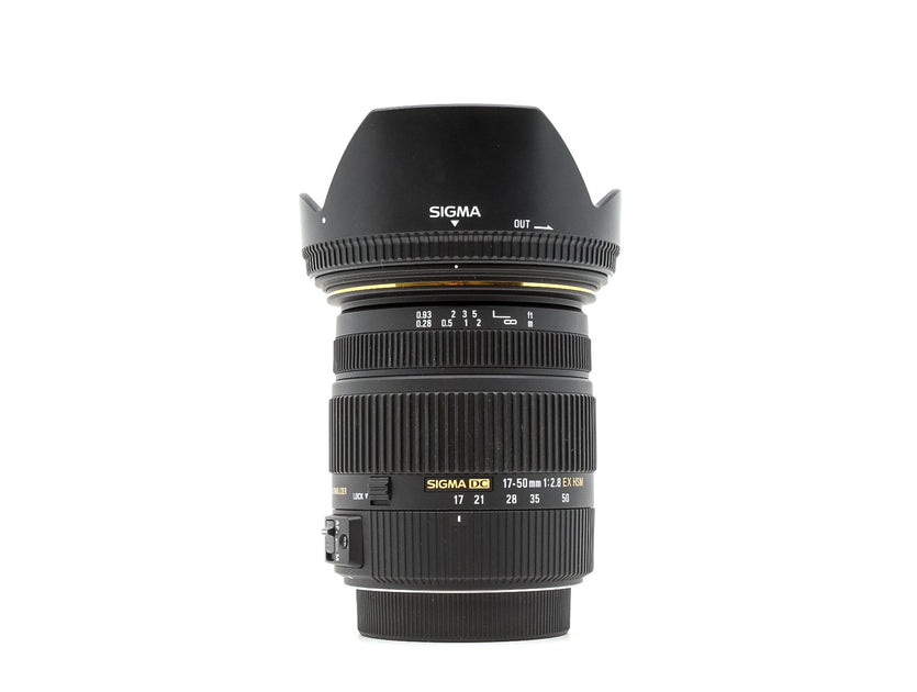 SIGMA 17-50mm F2.8 EX HSM レンズ Sigma 17-50mm f/2.8 EX DC OS HSM - Sigma SA fit – Camera Market