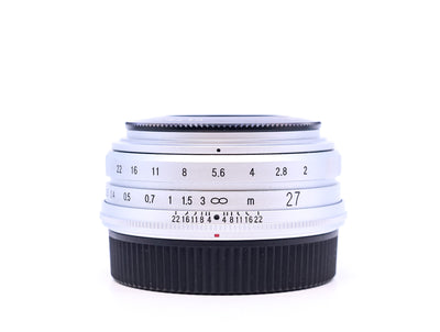 Voigtlander Ultron 27mm f/2 - Monture Fujifilm X