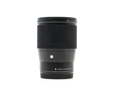 Sigma 16mm f/1.4 DC DN Contemporary – Canon EF-M Anschluss