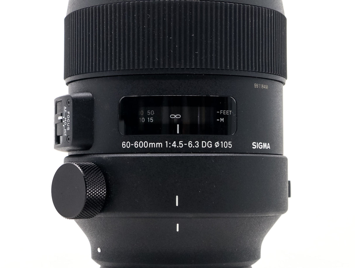 Sigma 60-600mm f/4.5-6.3 DG OS HSM SPORT - Canon EF Fit