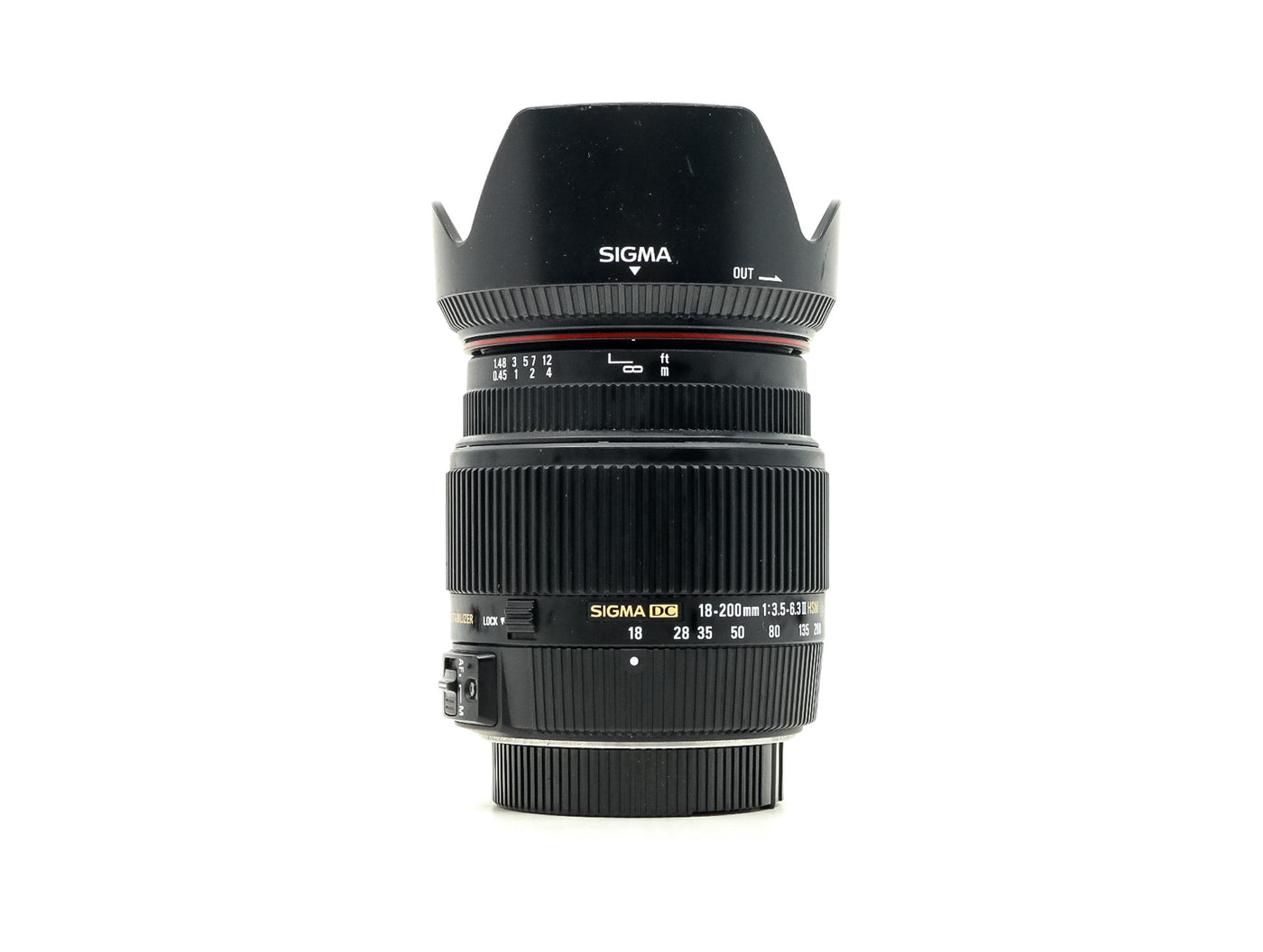 Sigma 18-200mm f/3.5-6.3 DC OS HSM II - Nikon Anschluss · Hauptbild