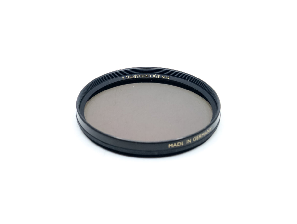 B+W 67mm F-Pro E Circular Polariser Filter