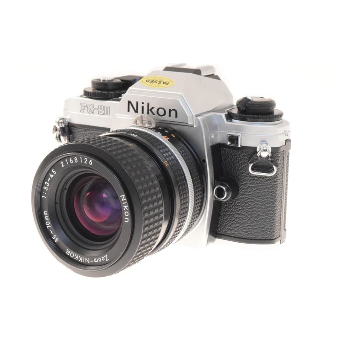 Nikon FG-20 + 35-70mm f3.3-4.5 Zoom-Nikkor AI-S – Camera Market