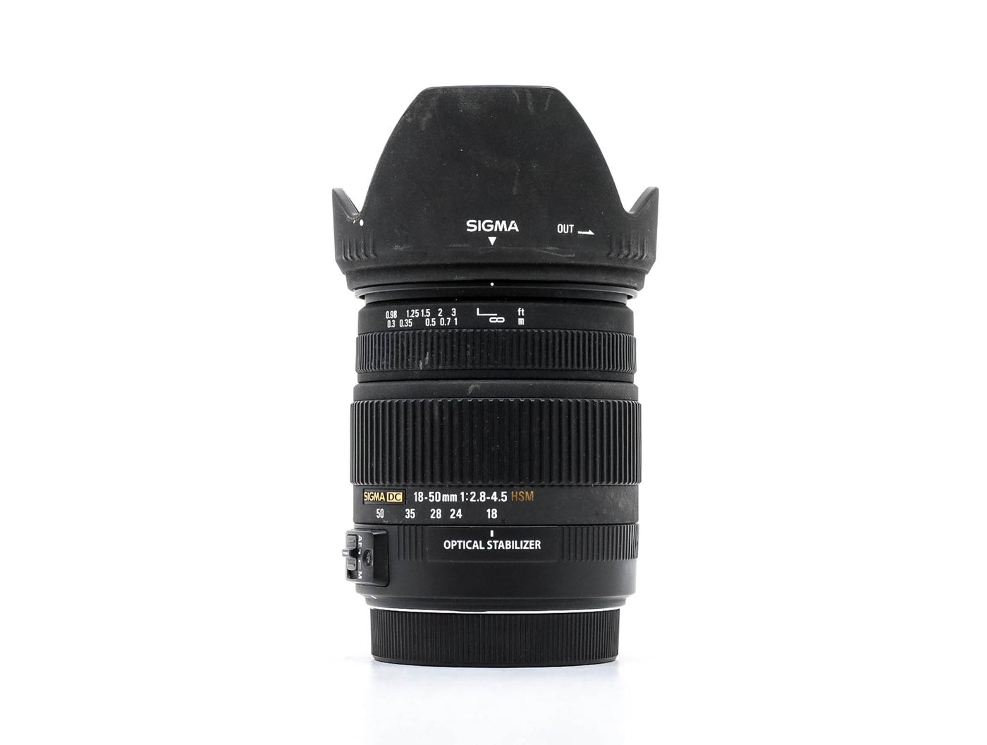 Sigma 18-50mm f/2.8-4.5 DC OS HSM – Canon EF-S Anschluss · Hauptbild