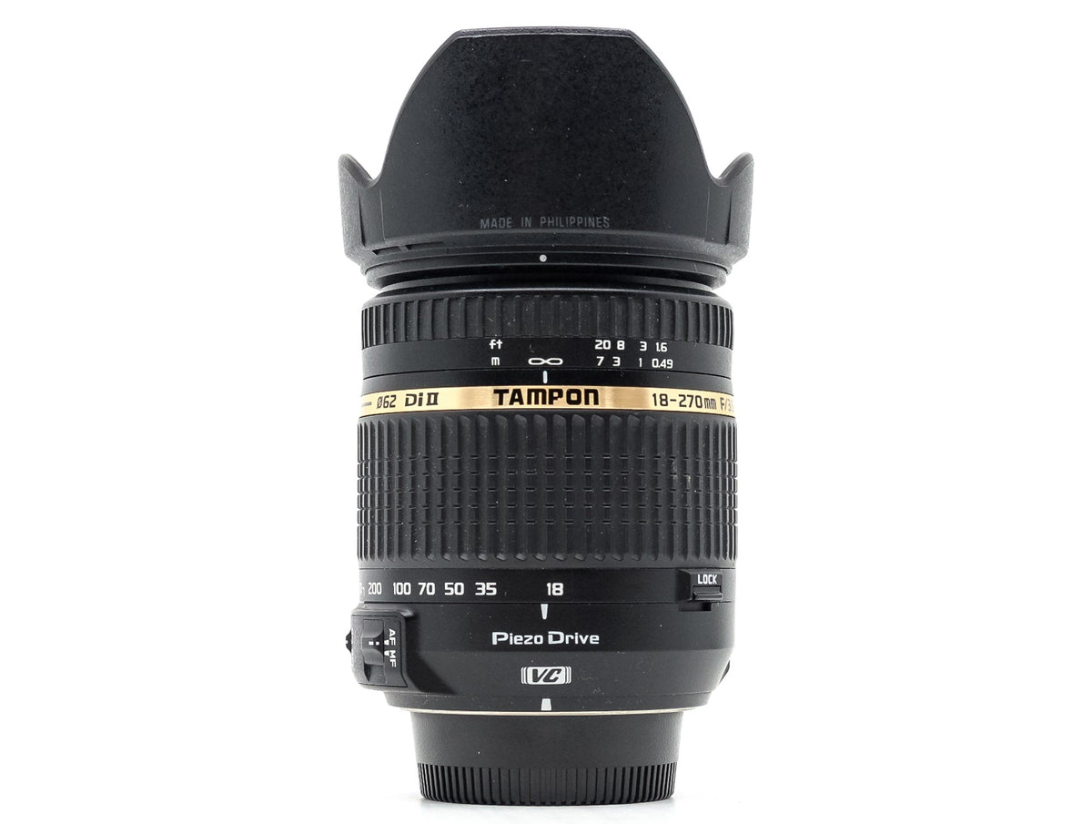 Tamron 18-270mm f/3.5-6.3 Di II VC PZD - Nikon Fit Used – Camera Tamron 18-270mm f/3.5-6.3 Di II VC PZD - Nikon Fit Used – Camera