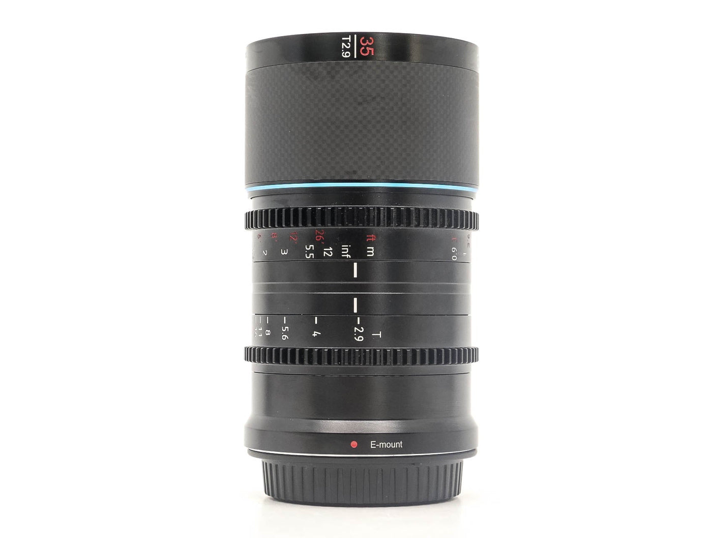 Sirui Saturn 35mm T2.9 1.6x Anamorphic [Neutral Flare] – Sony FE Anschluss · Hauptbild