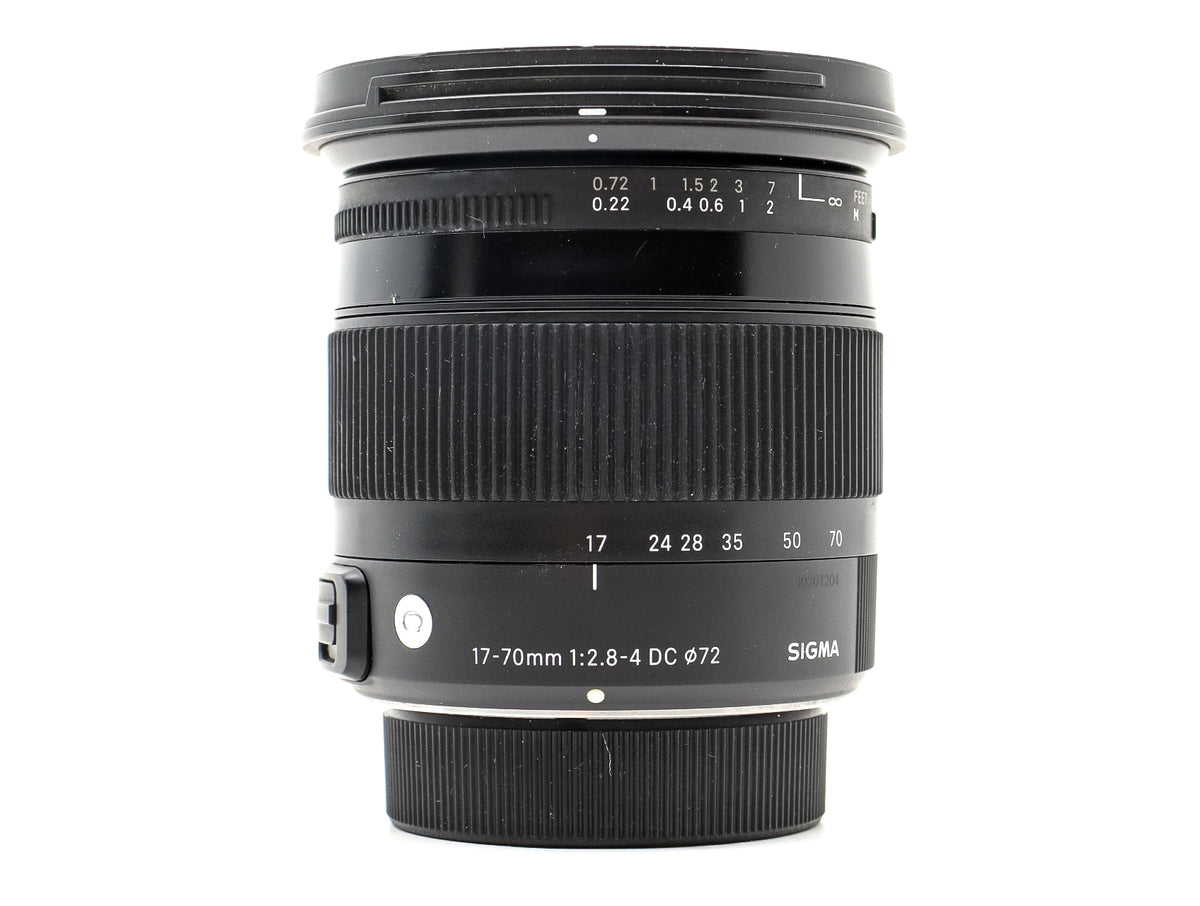 SIGMA 17-70mm 1:2.8-4 DC OS HSM レンズ　EF Sigma 17-70mm f/2.8-4 DC Macro OS HSM Contemporary - Canon EF-S