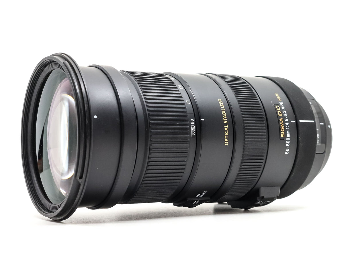 Sigma 50-500mm f/4.5-6.3 APO DG OS HSM - Nikon Fit Used – Camera