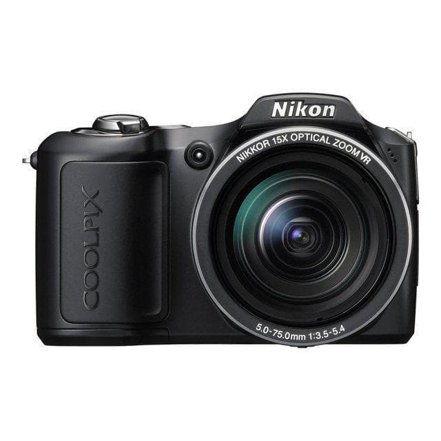 L100 Kompaktkamera – Schwarz + Nikon Nikkor 15-fach optischer Zoom VR 28–420 mm f/3,5–5,4 · Hauptbild