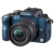 Lumix DMC-G1 - Azul + Panasonic Lumix G Vario 14-42mm f/3.5-5.6 ASPH Mega OIS f/3.5-5.6 de segunda mano en Camera Market