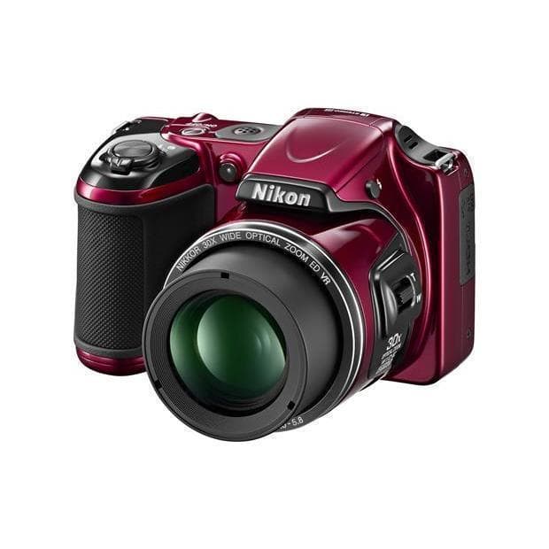 Coolpix L320 Compact Camera - Black + Nikon Nikkor 26X Wide