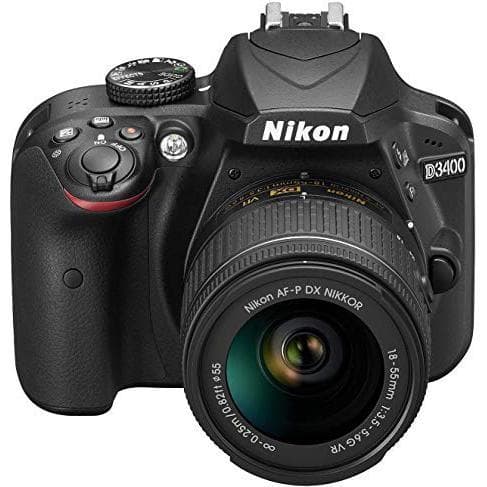 SLR D3400 - Black + Nikon Nikon AF-P DX Nikkor 18-55 mm f/3.5-5.6G