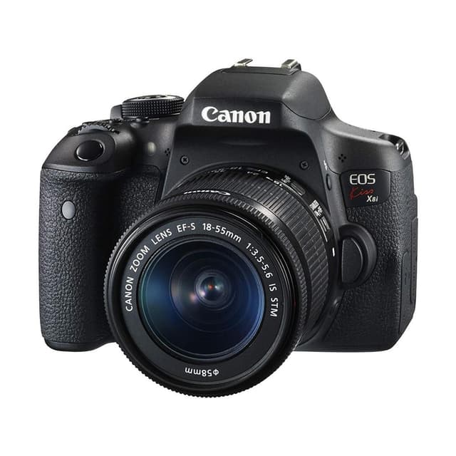 CANON EOS Kiss X6i + EF-S18-55mm F3.5-… Réflex Kiss X6I - Zwart + Canon EF-S 18-55 mm f/3.5-5.6 IS II