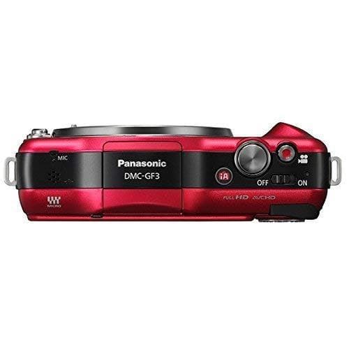 Panasonic DMC-GF3 - Red/Black + Panasonic Lumix G Vario 14-42mm f