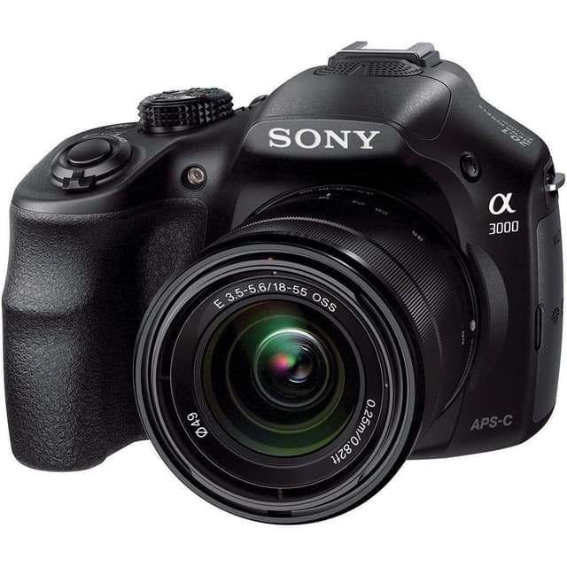 Sony Alpha a3000 - Schwarz + Sony E 18-55mm f/3.5-5.6 OSS · Hauptbild