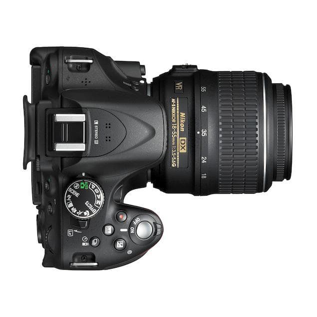 SLR D5200 - Black + Nikon AF-S DX Nikkor 18-55mm f/3.5-5.6G ED VR