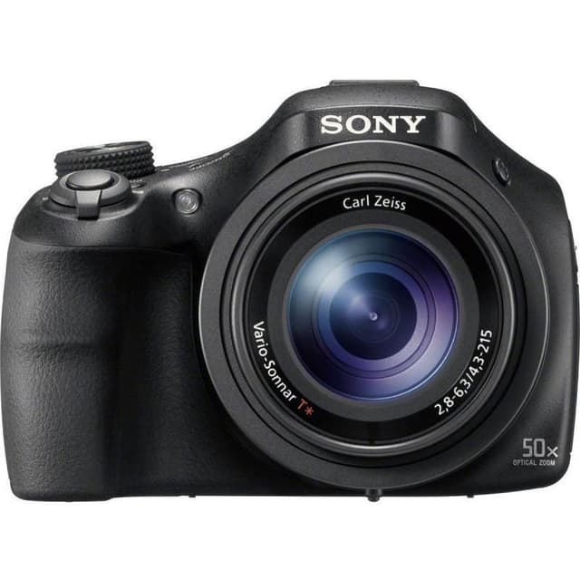 CyberShot DSC-HX400V Bridge Camera - Zwart Carl Zeiss Vario-Sonnar F2.8–6.3 · hoofdafbeelding