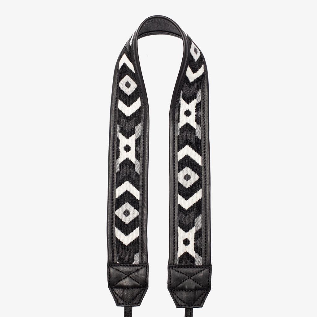 Limited Edition - Jaipur #114 - Fabric & Leather camera strap · main image