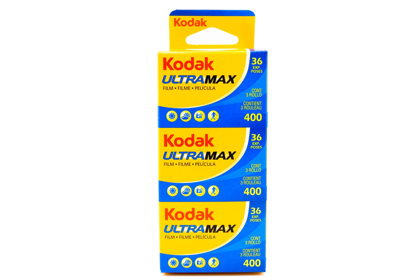 Kodak Ultramax 400 (35mm) 36 poses, lot de 3 · image principale