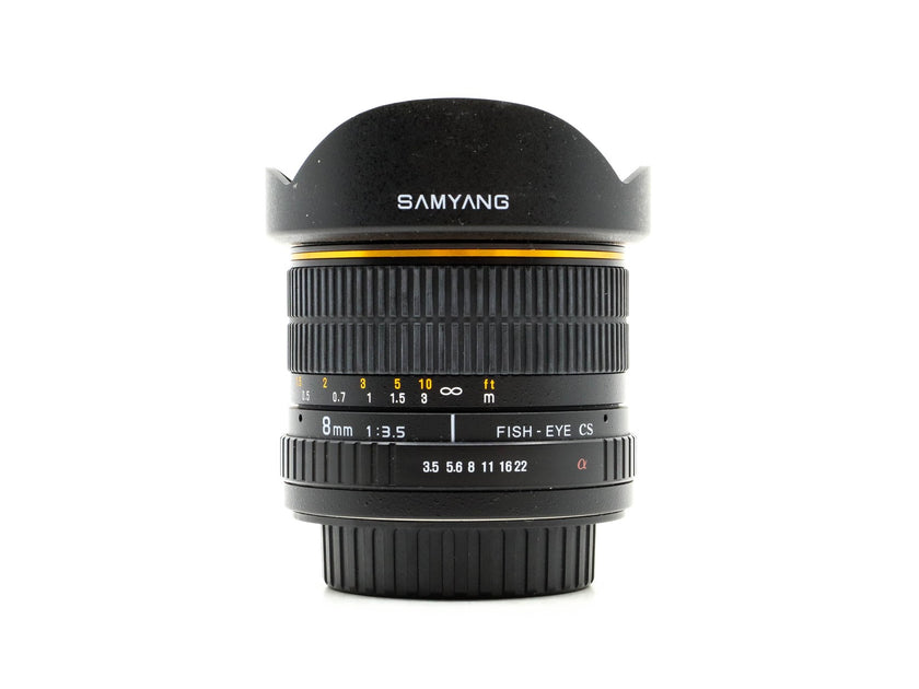 SAMYANG 8mm F3.5 FishEye CS SONY ソニーＡ α Samyang 8mm f/3.5 CS - Sony A Fit – Camera Market