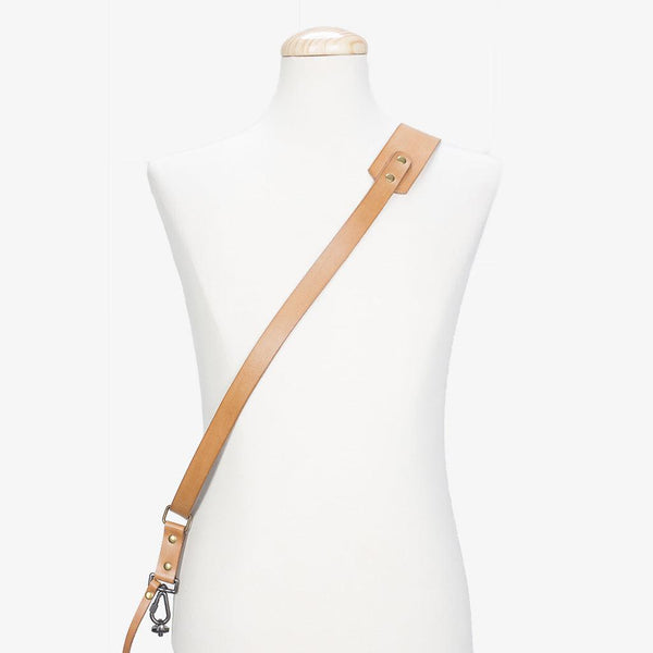 Berlin #603 - Tanned sling leather camera strap