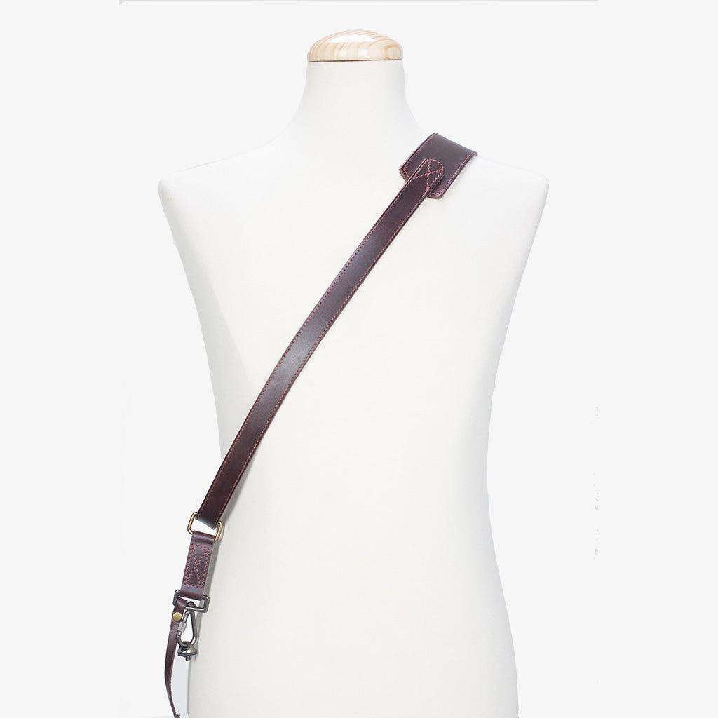 Tokyo #602 - Brown & Red sling leather camera strap · immagine principale