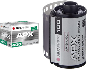 Agfa Photo APX 400 Professional 135-36 - Carrete de Fotos para Cámaras Vintage de 35mm