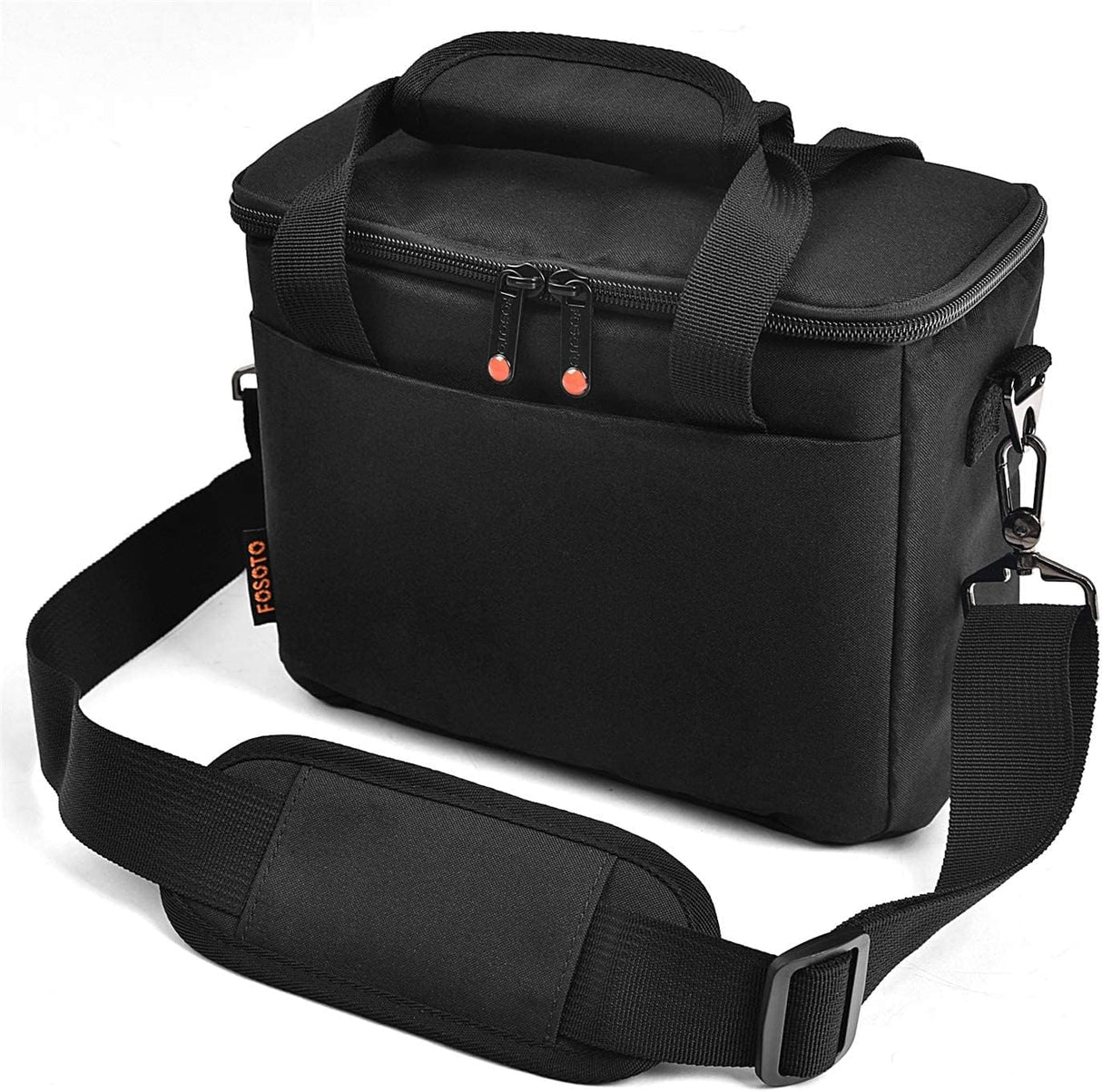 FOSOTO Bolsa Funda Cámara Réflex Digital DSLR SLR Antigolpe Impermeable de Hombro para 1 Cámara,1 ó 2 Lentes y Accesorios de Fotos para Canon 700D 1200D 600D, Nikon Sony a7 II a6400, Panasonic